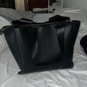 Elegant Black Tote Bag